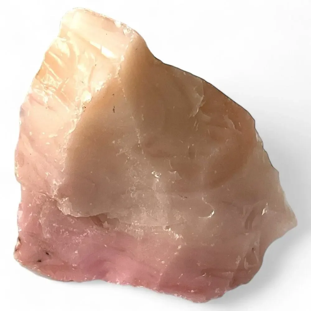 Pink‎ Multitone Art Glass Cullet Glowing Manganese Slag Glass #4GX179